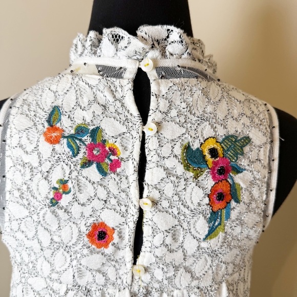 Anthropologie Maeve Macie Lace Top 4 - Picture 11 of 14